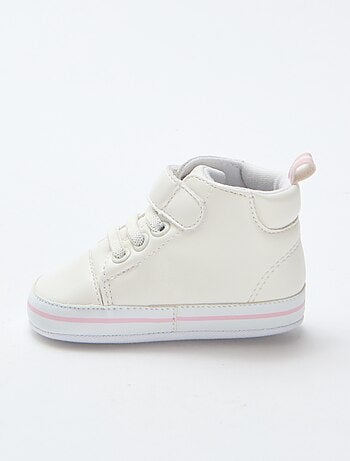 Baskets montantes en simili 'Stitch'