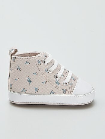 Baskets montantes en toile