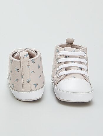 Baskets montantes en toile