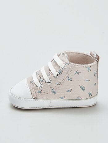 Baskets montantes en toile