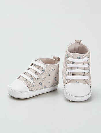 Baskets montantes en toile