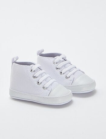 Baskets montantes en toile