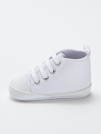 Baskets montantes en toile