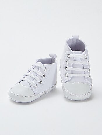 Baskets montantes en toile