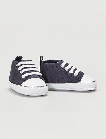 Baskets montantes en toile