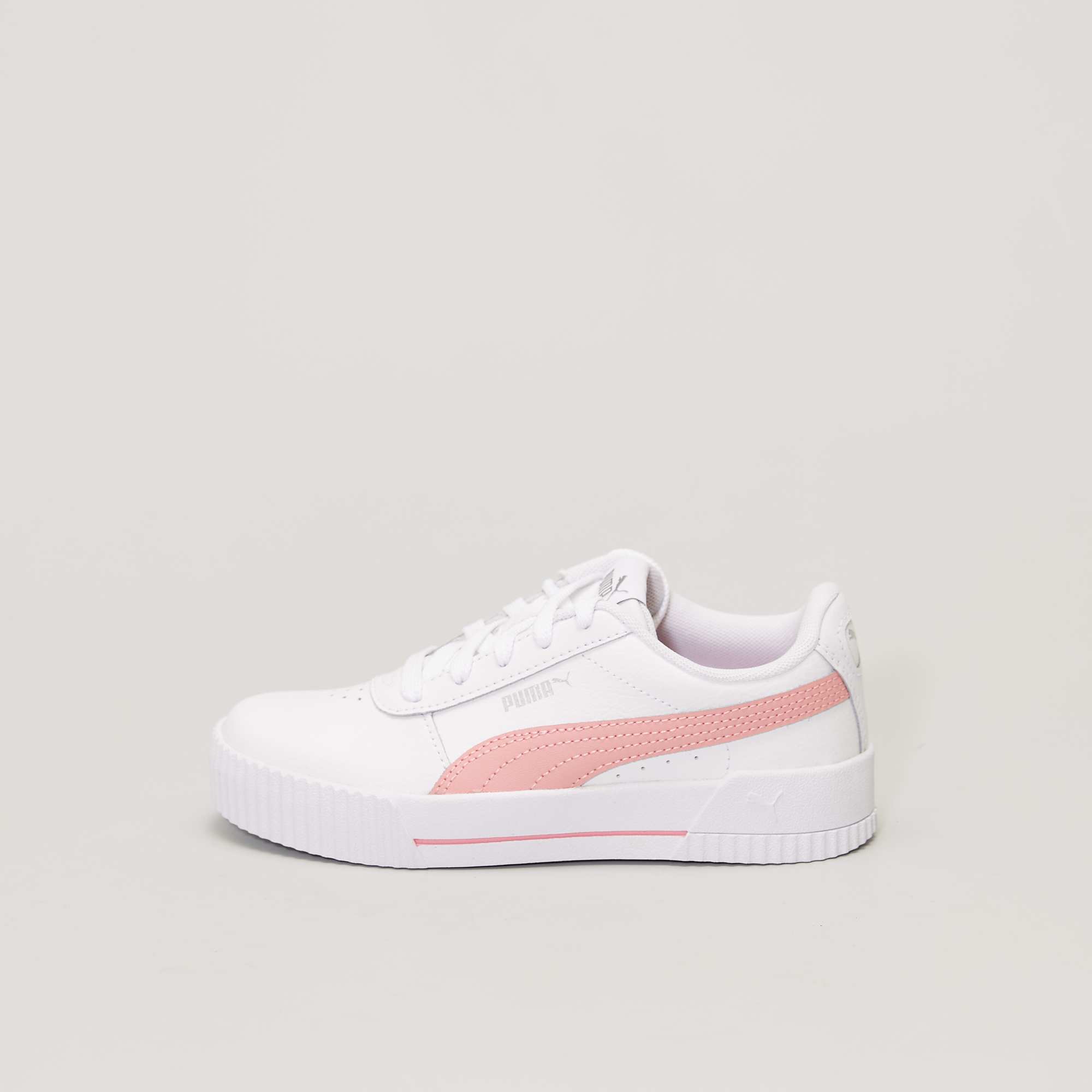 Baskets 'Puma Carina L' Chaussures - blanc/rose - Kiabi - 45,00€