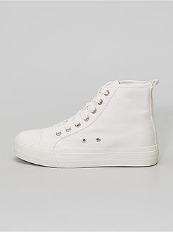 Baskets mode femme pas chères montantes ou basses - mode femme | Kiabi