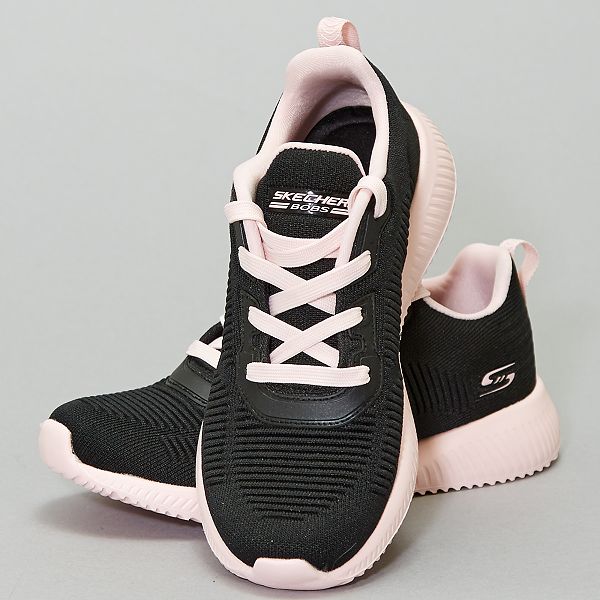 chaussures skechers femme noir