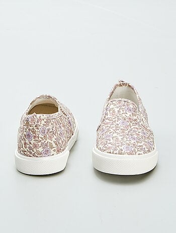 Baskets slip-on à motif