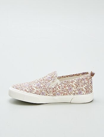 Baskets slip-on à motif