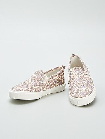 Baskets slip-on à motif