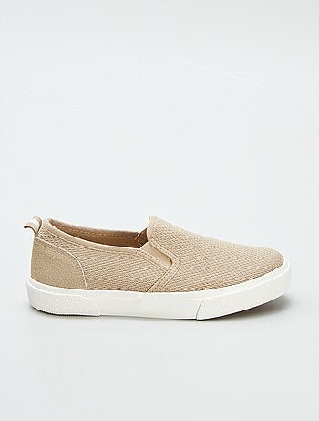 Baskets slip-on en tissu