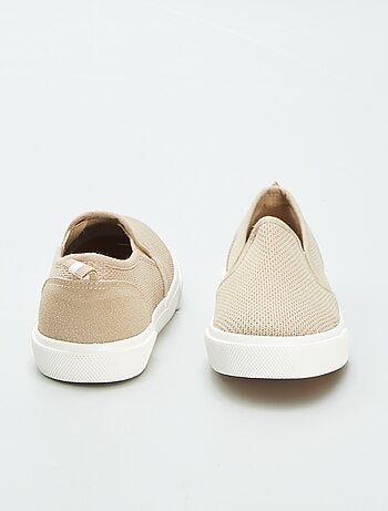 Baskets slip-on en tissu