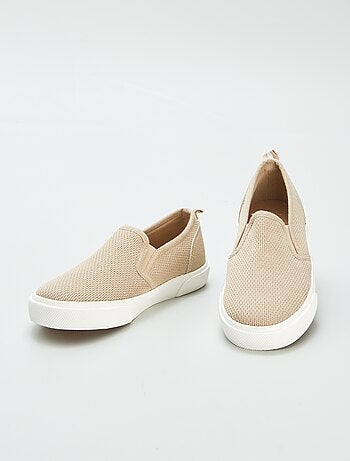 Baskets slip-on en tissu