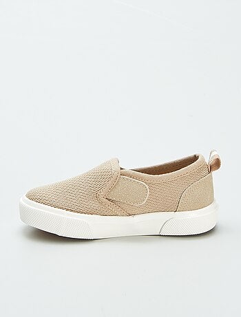 Baskets slip-on en tissu