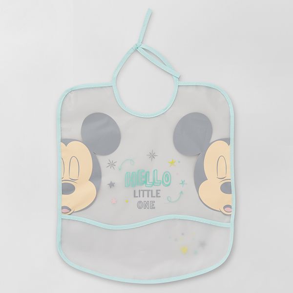 Bavoir Impermeable Mickey Bebe Garcon Vert Kiabi 4 00