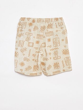 Bermuda avec poches et imprimé