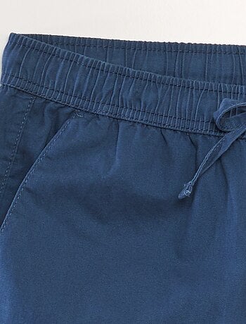 Bermuda chino avec taille élastiquée
