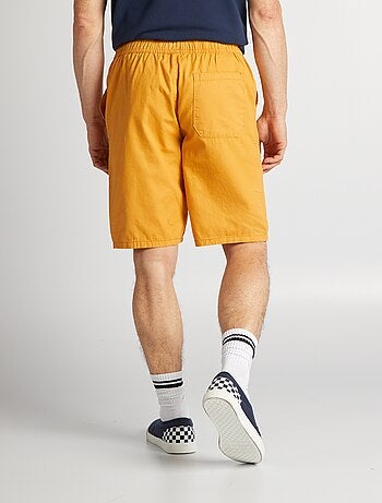 Bermuda chino avec taille élastiquée