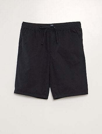 Bermuda chino avec taille élastiquée