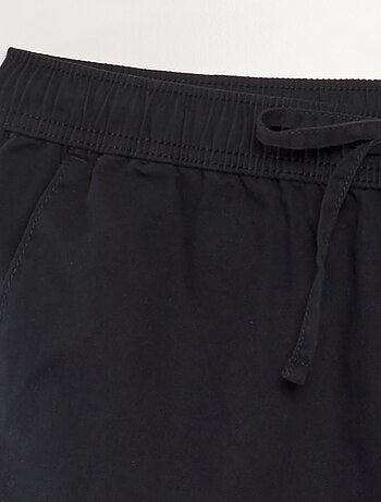 Bermuda chino avec taille élastiquée