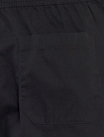 Bermuda chino avec taille élastiquée