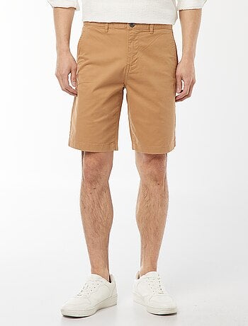 Bermuda chino en twill uni