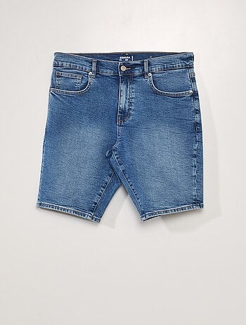 Bermuda en jean à 5 poches