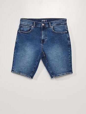 Bermuda en jean à 5 poches