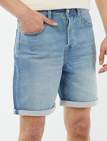 Bermuda en jean slim