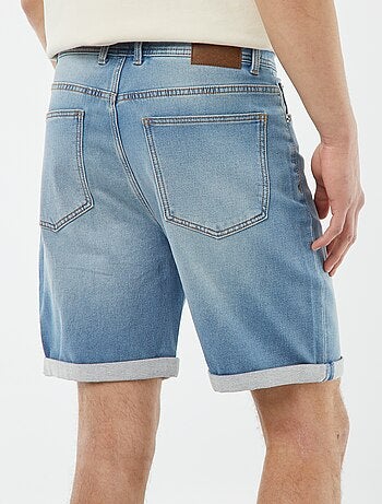 Bermuda en jean slim