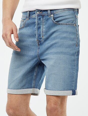 Bermuda en jean slim