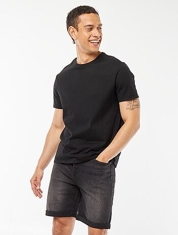 Bermuda en jean slim