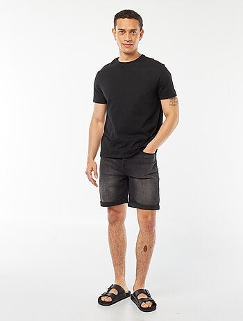 Bermuda en jean slim