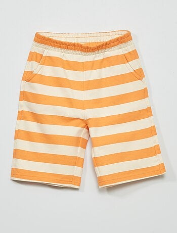 Bermuda en molleton imprimé all over