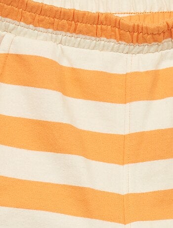 Bermuda en molleton imprimé all over