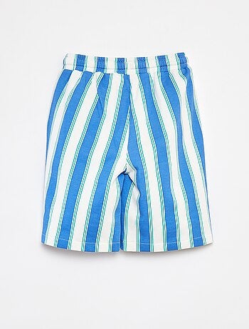 Bermuda en molleton léger à motif