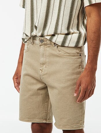 Bermuda en twill à 5 poches