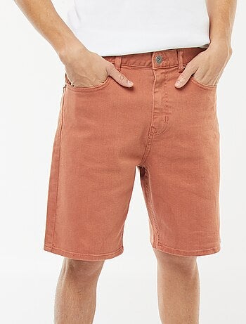 Bermuda en twill à 5 poches