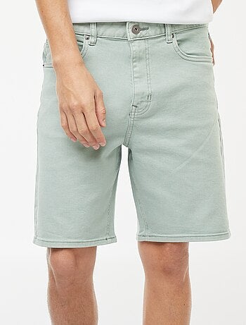 Bermuda en twill à 5 poches