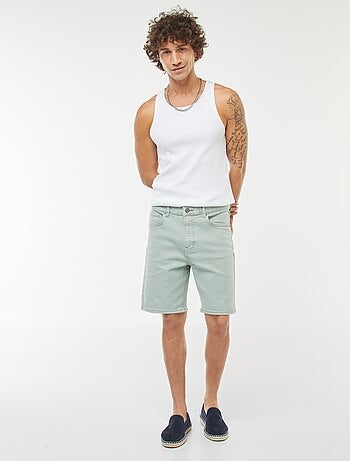 Bermuda en twill à 5 poches