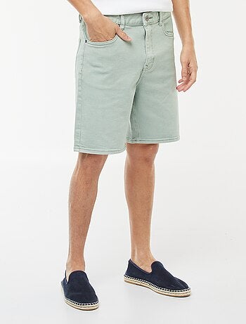 Bermuda en twill à 5 poches