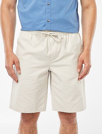 Bermuda en twill uni