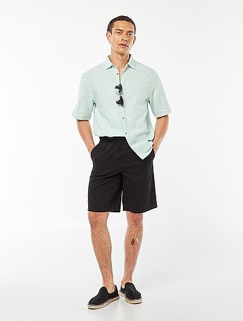 Bermuda en twill uni
