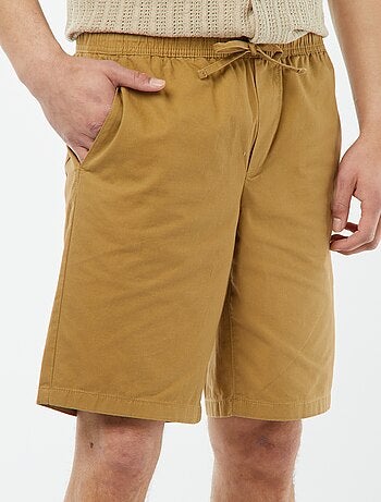 Bermuda en twill uni