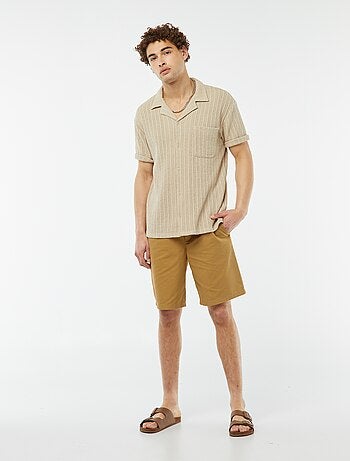 Bermuda en twill uni