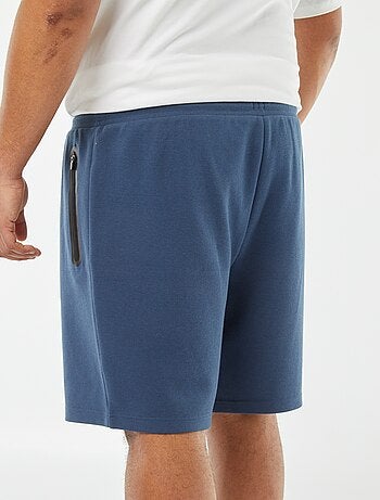 Bermuda esprit sport en maille piquée