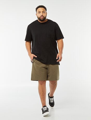 Bermuda esprit sport en maille piquée