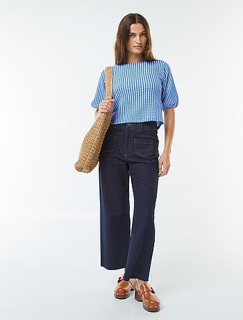 Blouse avec liens à nouer