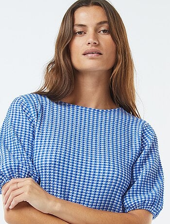 Blouse avec liens à nouer